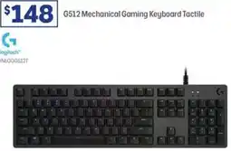 Officeworks Logitech g512 mechanical gaming keyboard offer