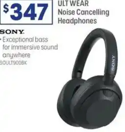 Officeworks Sony ult wear noise cancelling headphones offer