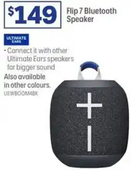 Officeworks Ultimate ears flip 7 bluetooth speaker offer