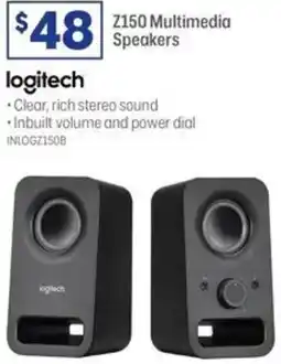 Officeworks Logitech z150 multimedi speakers offer