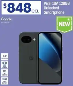 Officeworks Google pixel 10a 128gb offer