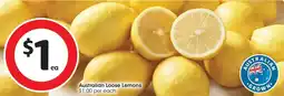 Coles Australian Loose Lemons offer