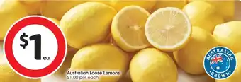 Coles Australian Loose Lemons offer