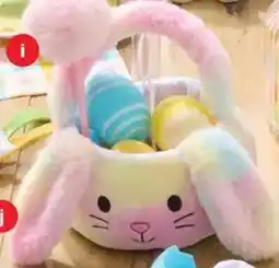 Coles fluffy bunny easter basket offer