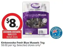 Coles Kinkawooka Fresh Blue Mussels offer