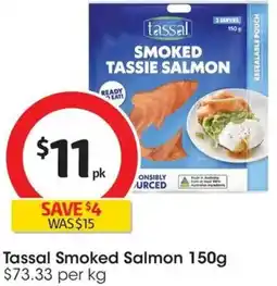 Coles Tassal Smoked Salmon offer