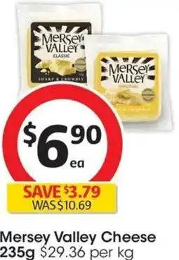 Coles Mersey Valley Cheese offer
