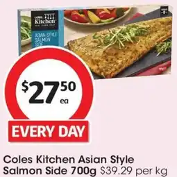 Coles Coles Kitchen Asian Style Salmon Side offer