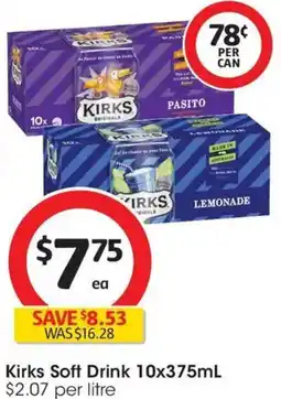 Coles Kirks Soft Drink offer