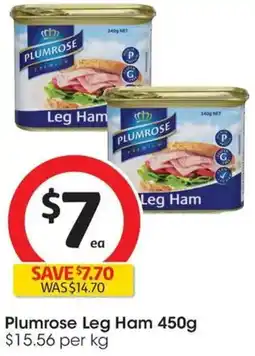 Coles Plumrose Leg Ham offer