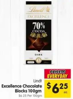 Spar Excellence Chocolate Blocks offer