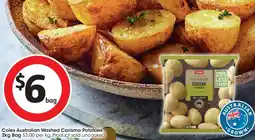 Coles Coles Australian Washed Carisma Potatoes offer