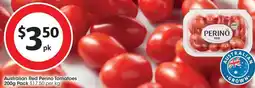 Coles Australian Red Perino Tomatoes offer
