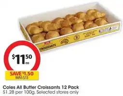 Coles Coles All Butter Croissants offer