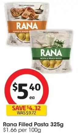 Coles Rana Filled Pasta offer