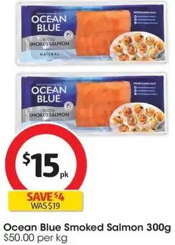 Coles Ocean Blue Smoked Salmon offer