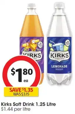 Coles Kirks Soft Drink offer