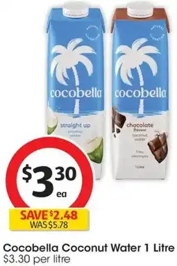 Coles Cocobella Coconut Water offer