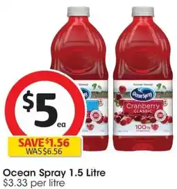 Coles Ocean Spray offer
