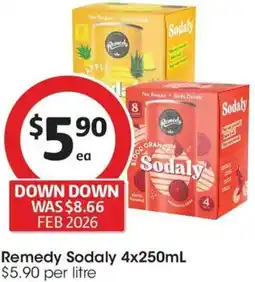 Coles Remedy Sodaly offer