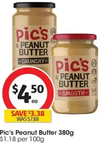 Coles Pic's Peanut Butter offer
