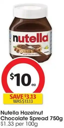 Coles Chocolate Spread offer