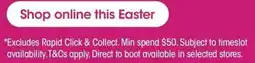 Coles Shop online this Easter offer