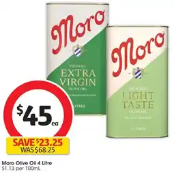 Coles Moro Olive Oil offer