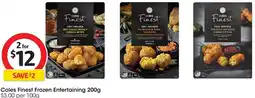 Coles Coles Finest Frozen Entertaining offer