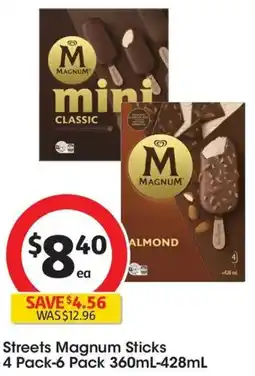 Coles Streets Magnum Sticks offer