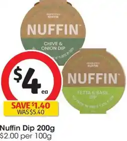 Coles Nuffin Dip offer