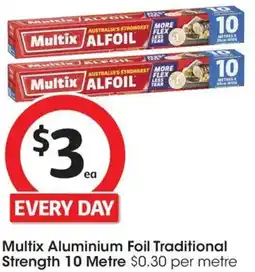 Coles Multix Aluminium Foil Traditional Strength offer