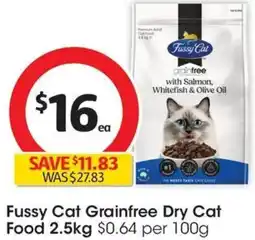 Coles Fussy Cat Grainfree Dry Cat Food offer