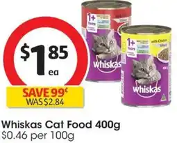 Coles Whiskas Cat Food offer