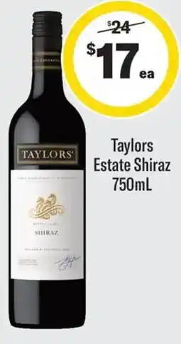 Coles Taylors Estate Shiraz offer