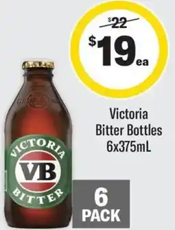 Coles Victoria Bitter Bottles offer