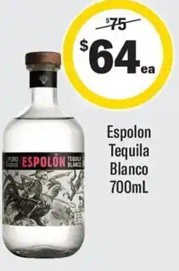 Coles Espolon Tequila Blanco offer