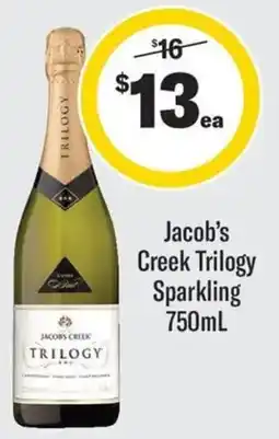 Coles Jacob's Creek Trilogy Sparkling offer
