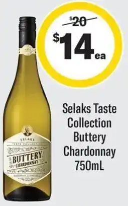 Coles Selaks Taste Collection Buttery Chardonnay offer