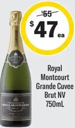 Coles Royal Montcourt Grande Cuvee Brut NV offer