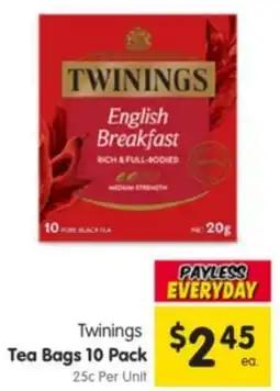 Spar Tea Bags 10 Pack offer