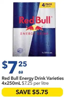 Ritchies Red bull energy drink offer