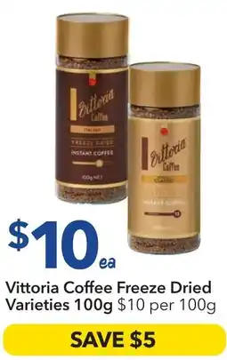 Ritchies Vittoria Coffee Freeze Dried offer