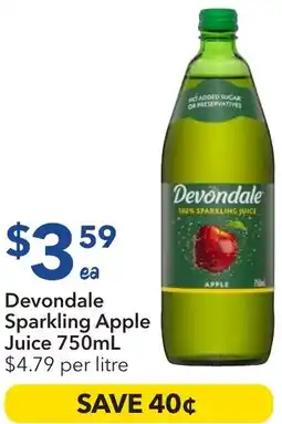 Ritchies Devondale Sparkling Apple Juice offer