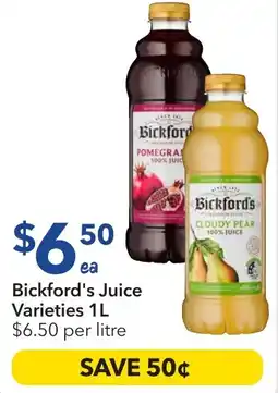 Ritchies Bickford's Juice offer