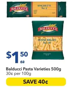 Ritchies Balducci Pasta offer