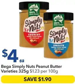 Ritchies Bega Simply Nuts Peanut Butter offer