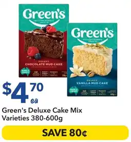 Ritchies Green's Deluxe Cake Mix offer