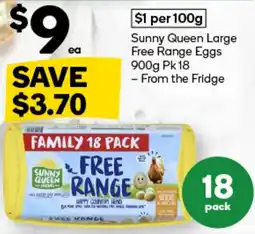 Woolworths Sunny Queen Large Free Range Eggs offer