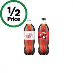 Woolworths Coca Cola Classic Zero Sugar or Diet Soft Drink Varieties offer